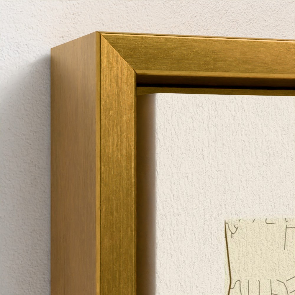 Irish Census Art - Stretched Canvas